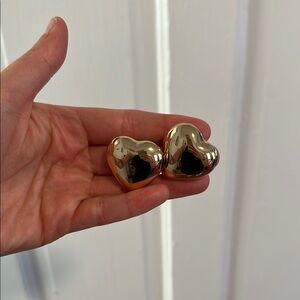 Gold Heart-Shaped Decorative Pieces
